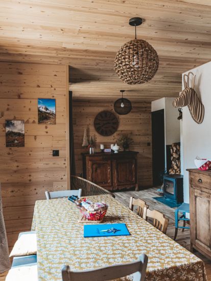 inside the chalet l'Eterlou